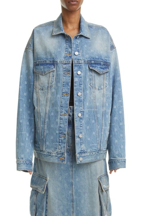 givenchy oversized denim jacket
